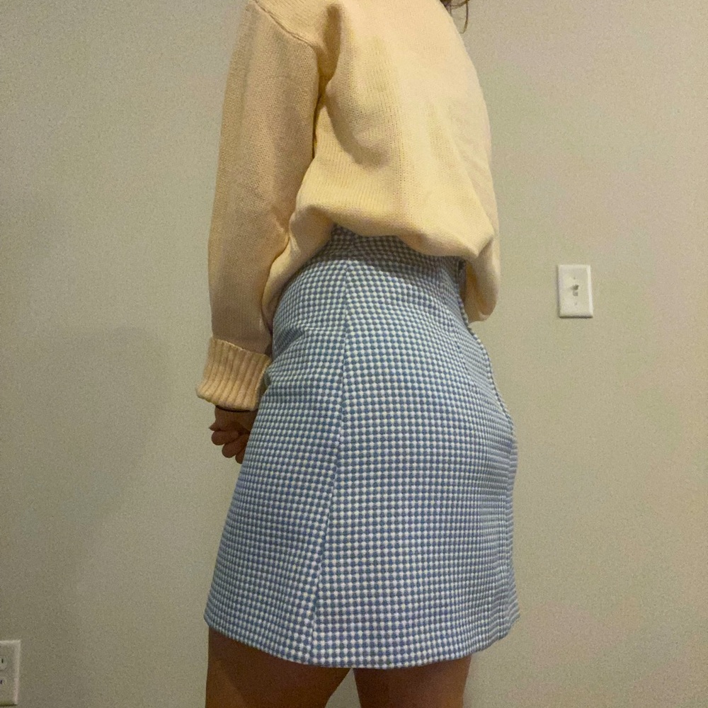 VINTAGE Blue and White Skirt
